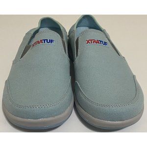 XTRATUF Women's Light Blue Sheng Fu Slip Resistant Deck Shoes Size 9 USA